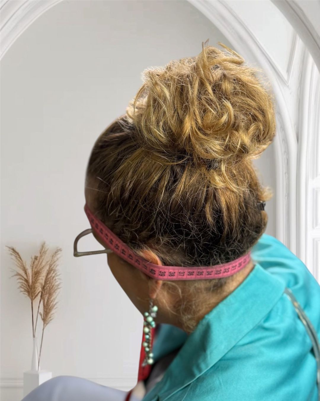 Stirnband Waffeljersey