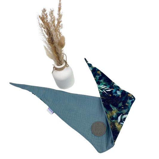 Hundehalstuch Musselin Eukalyptusliebe