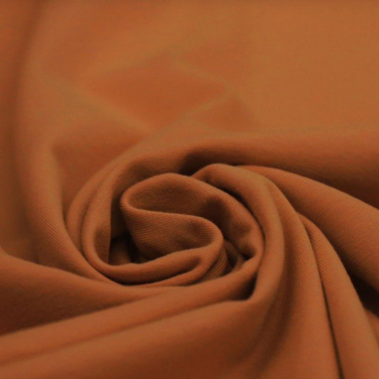 Baumwolljersey Cognac