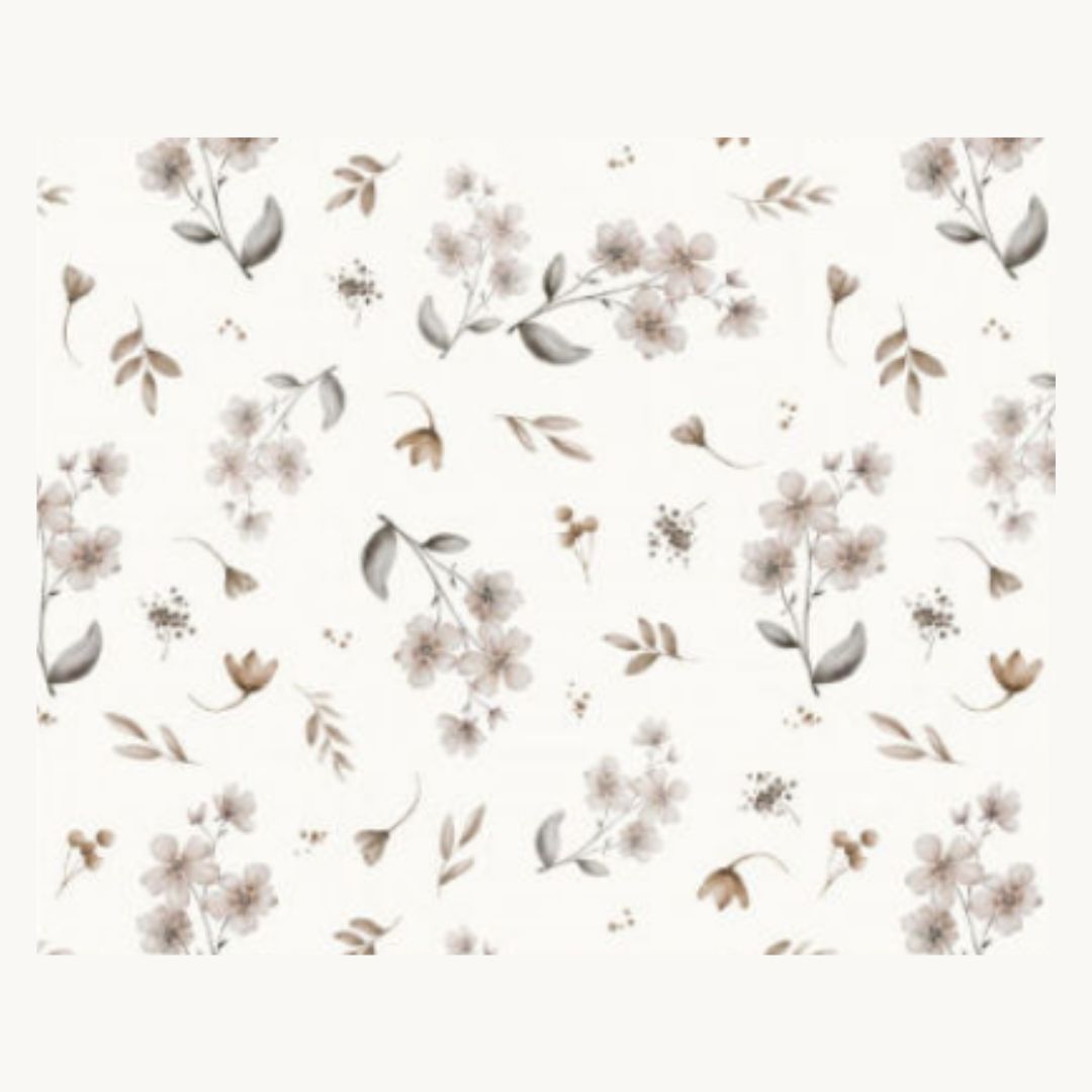 Baumwolljersey Floral Edle Weideblumen