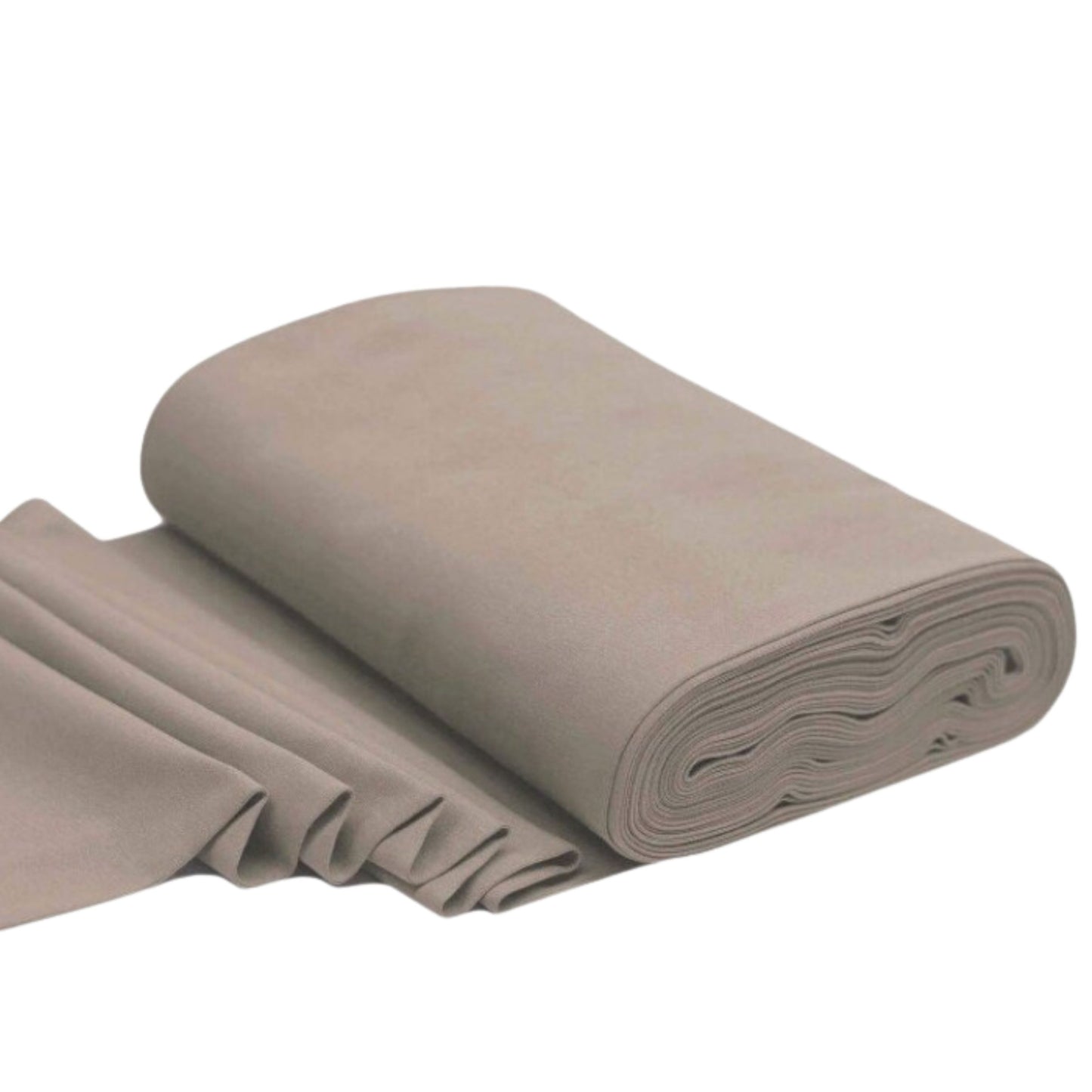 Bündchenstoff Taupe