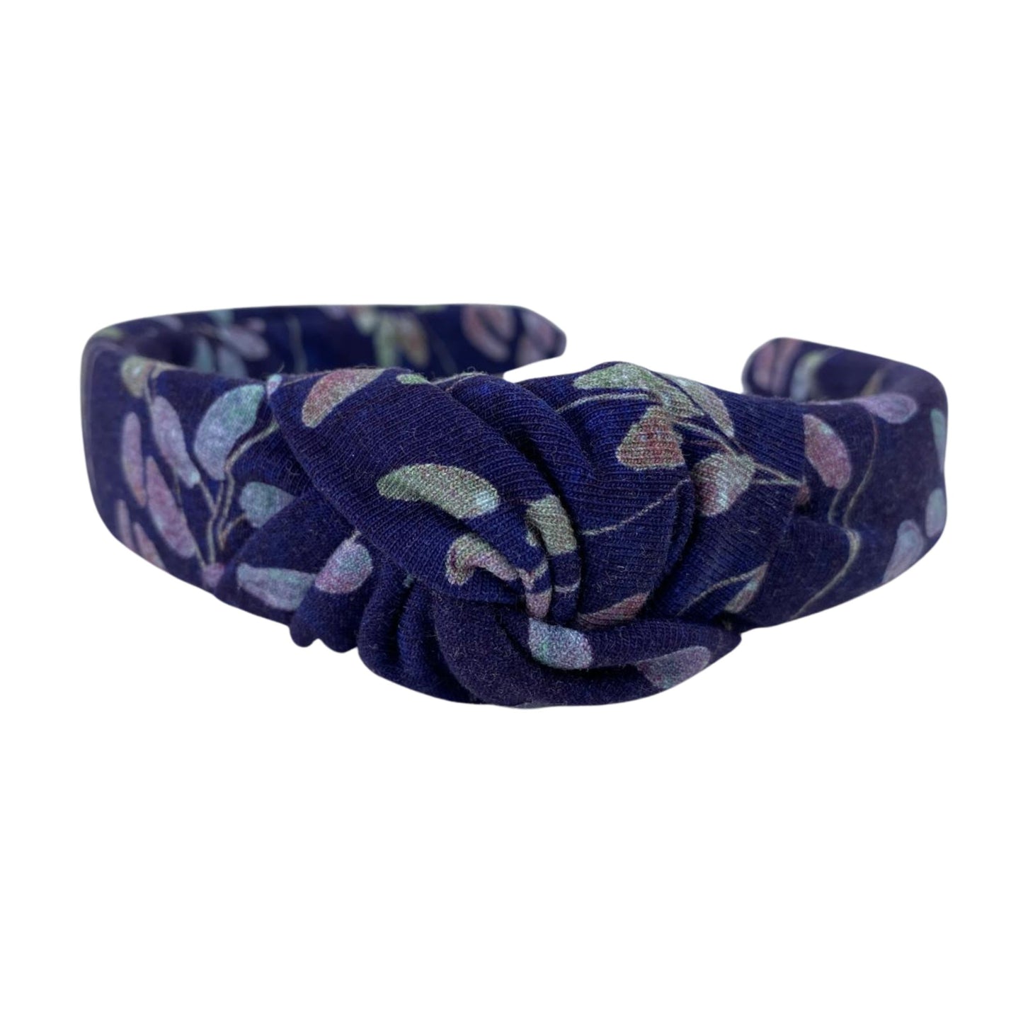 Haarreif Jersey Floralblau