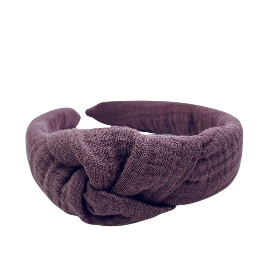 Musselin Haarreif Altmauve