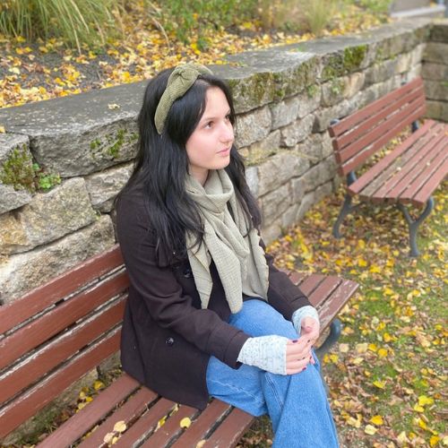 Haarreif Breitcord Olive