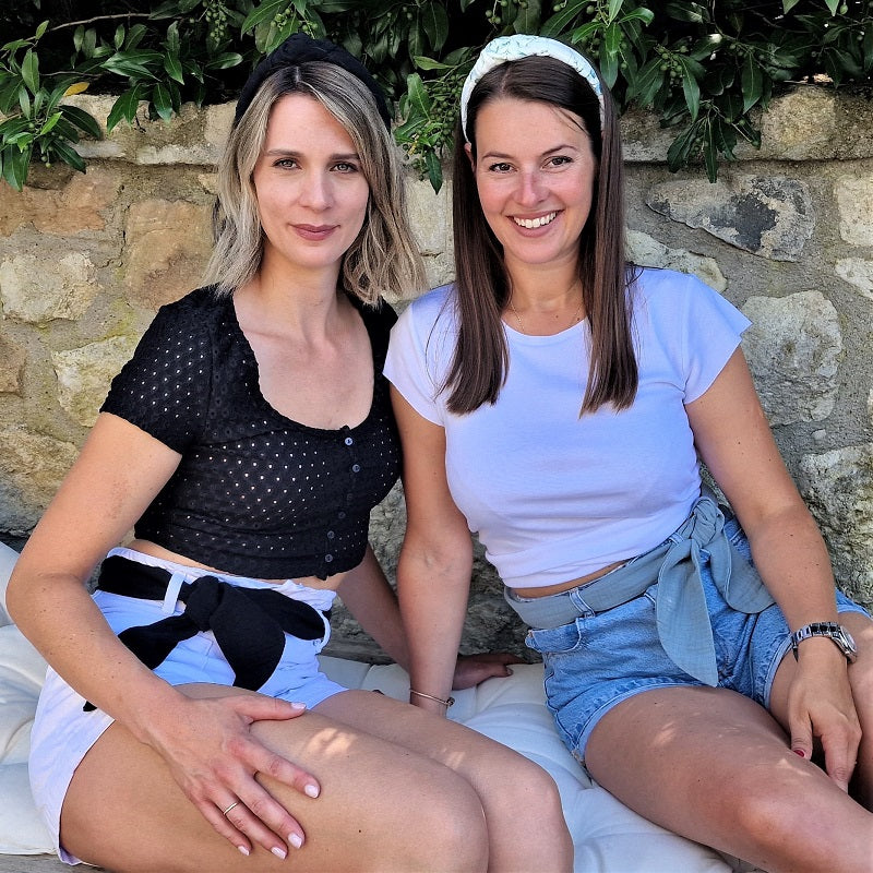 Musselin Haarreif Eukalyptus