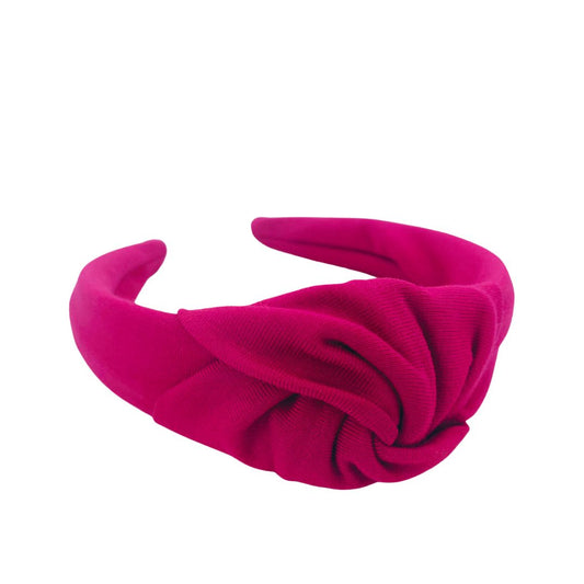 Haarreif Jersey Fuchsia