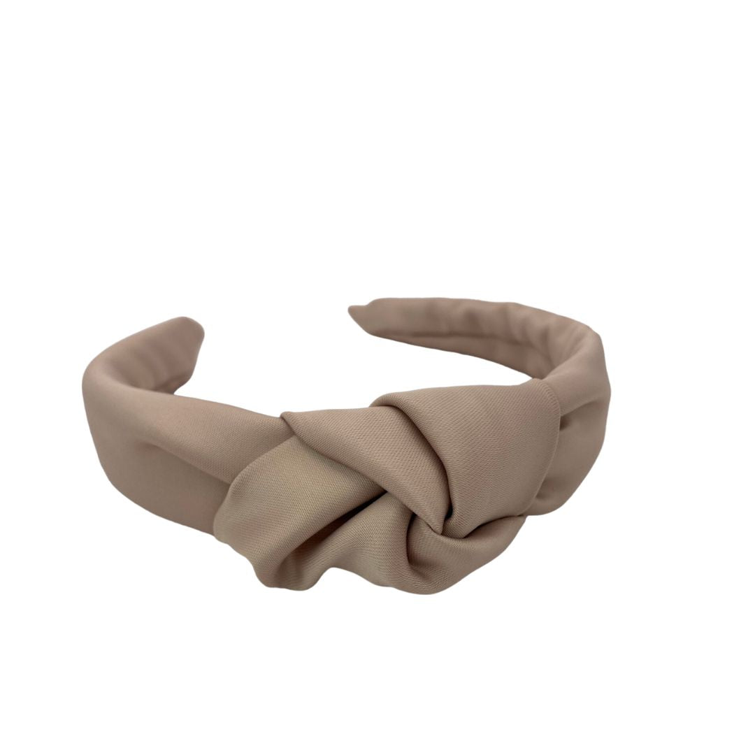 Haarreif Satin Champagner