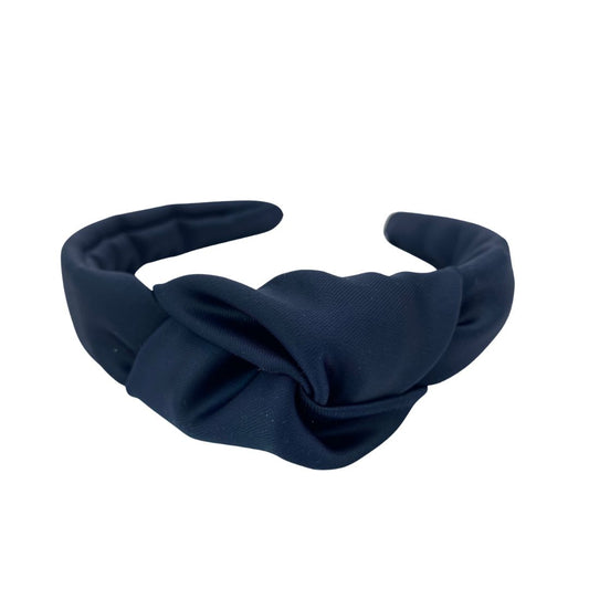 Haarreif Satin Marineblau