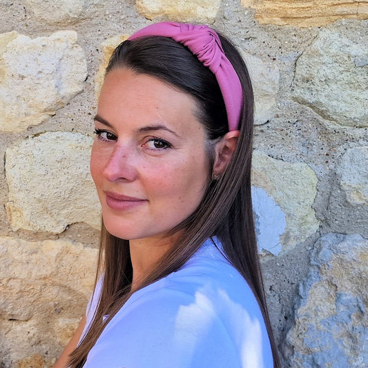 Haarreif Jersey Himbeere