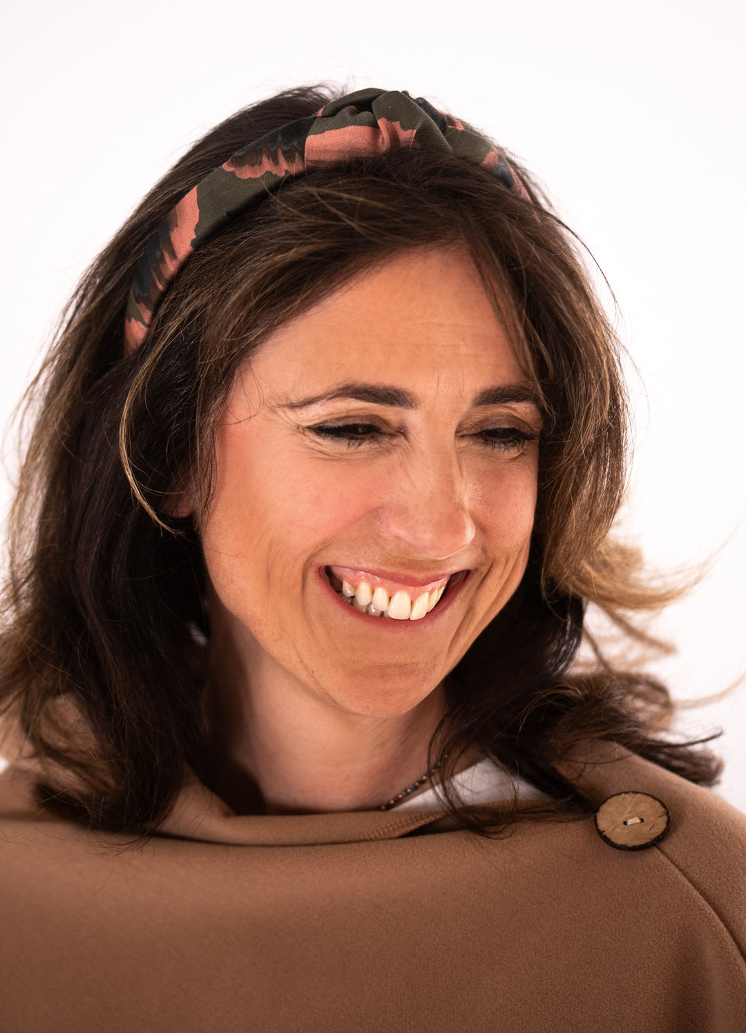 Haarreif Satin Midnight Ivy