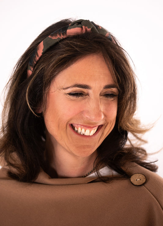 Haarreif Satin Midnight Ivy