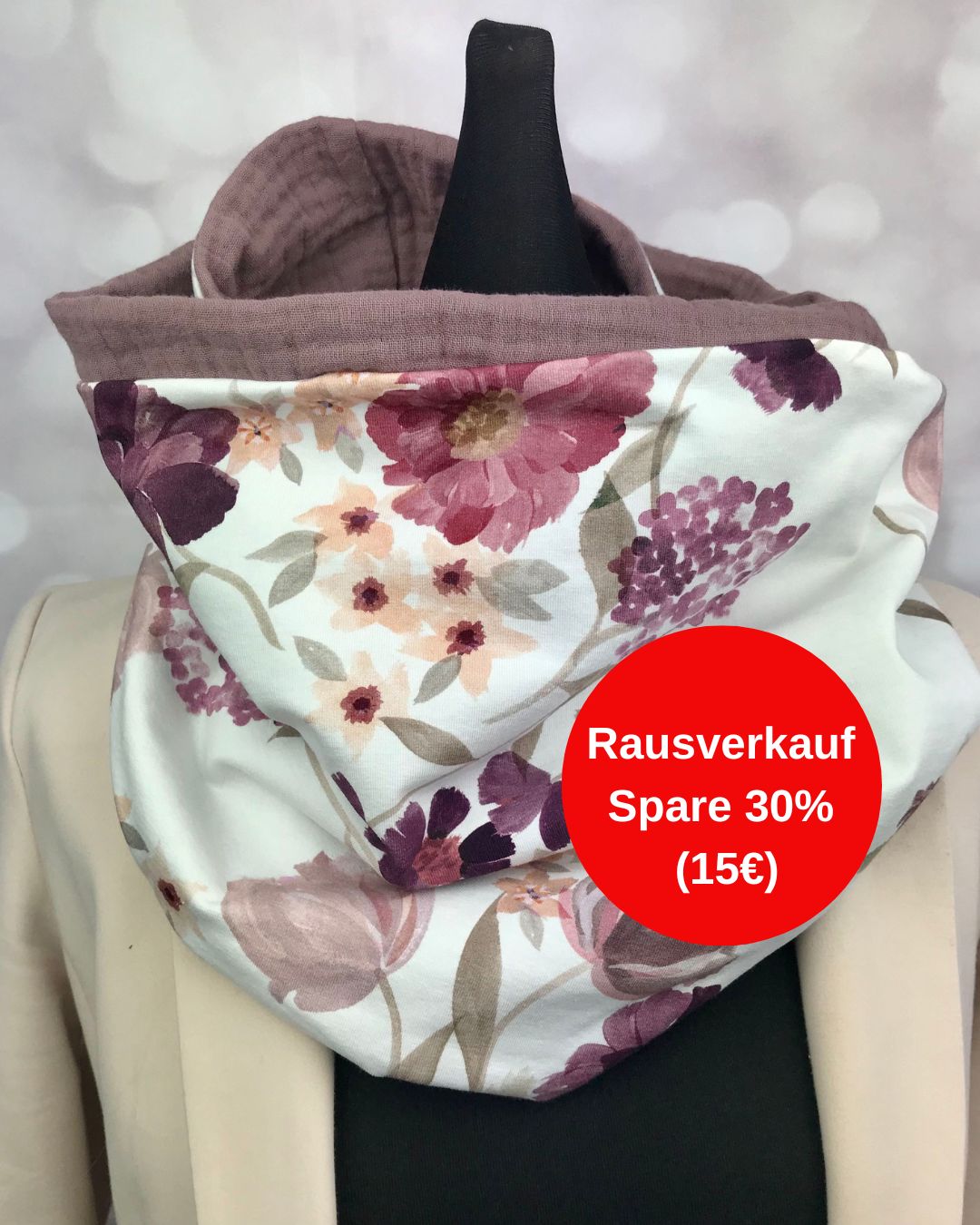 Loopschal Hortensienliebe