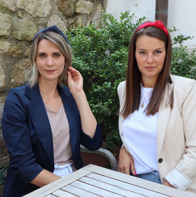 Haarreif Satin Rubinrot