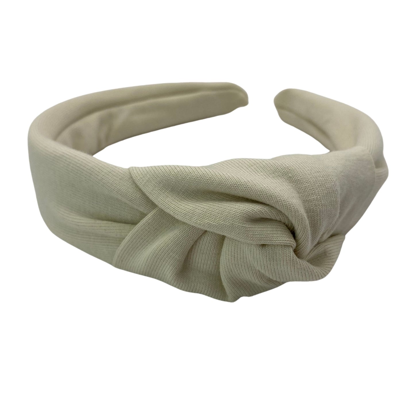 Haarreif Jersey Creme