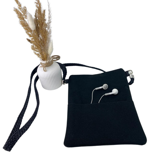 Handytasche Kunstleder Schwarz