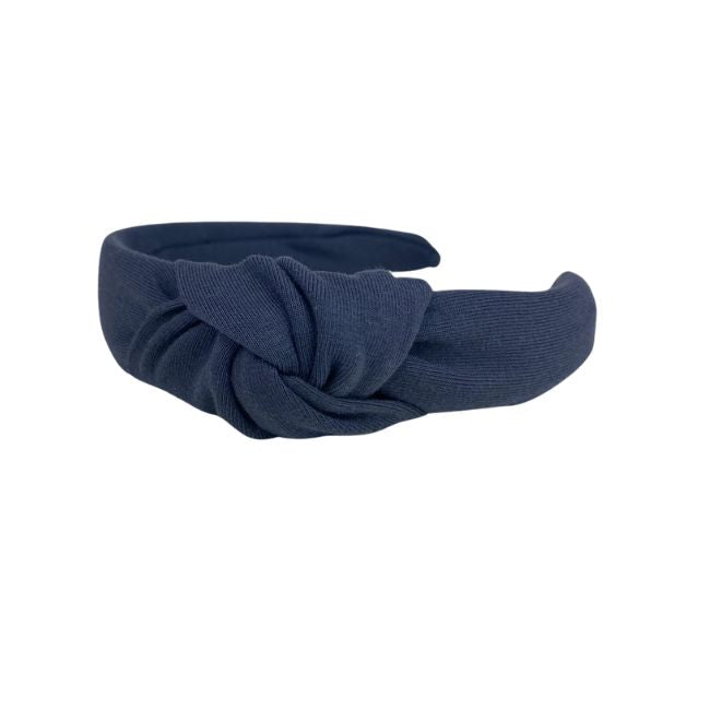 Haarreif Jersey Marineblau
