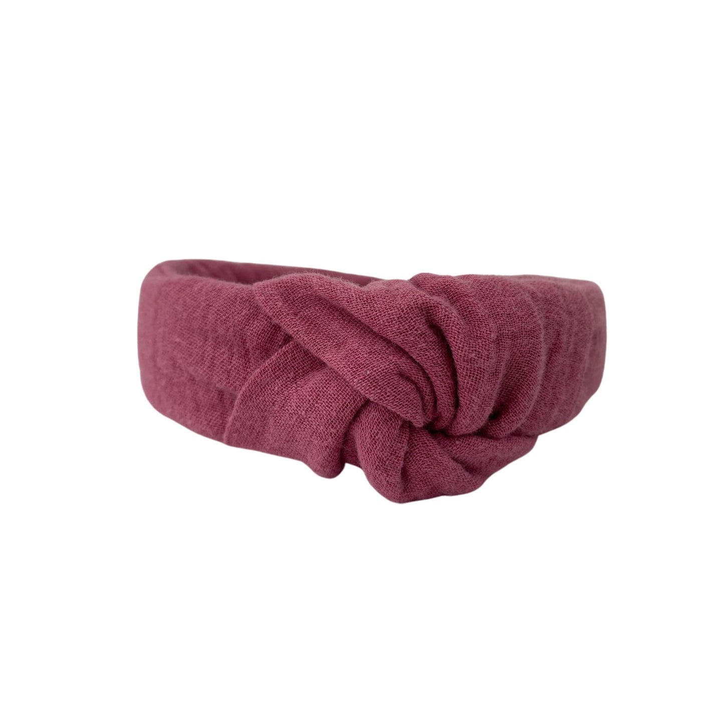 Musselin Haarreif Himbeere