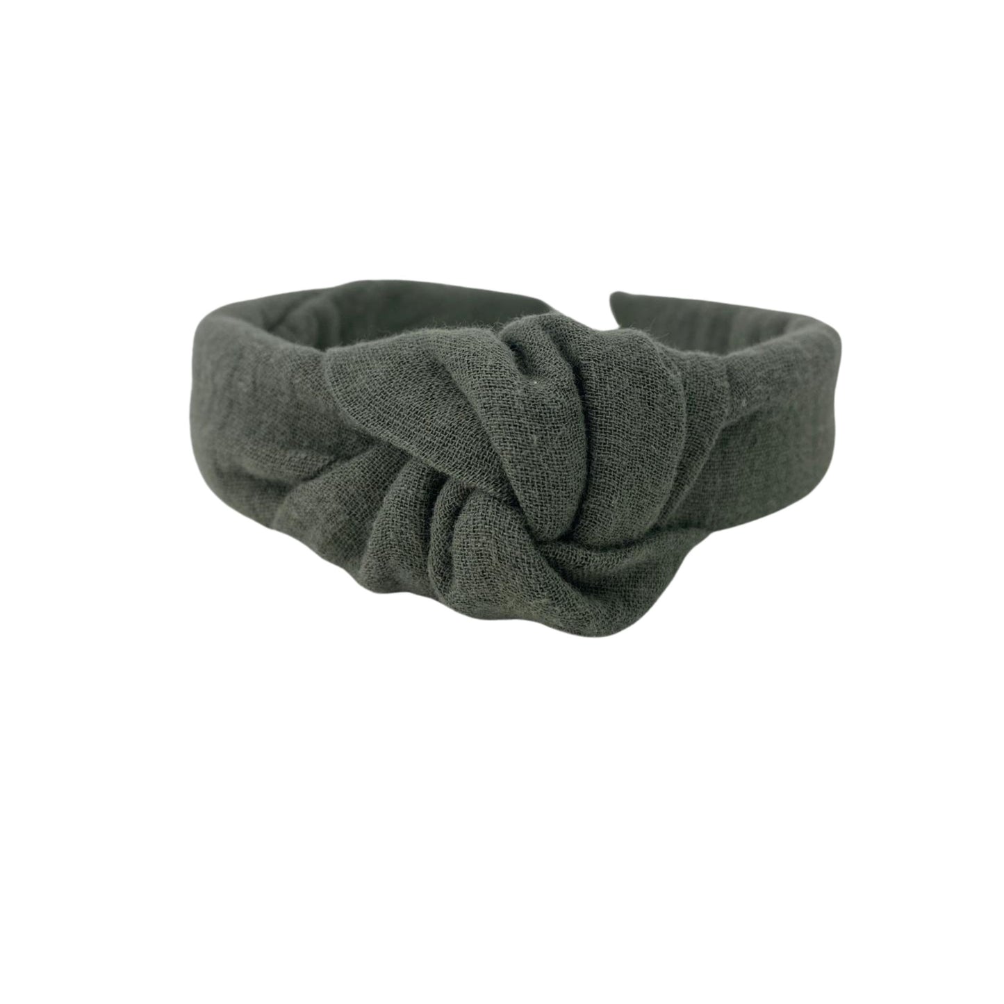 Musselin Haarreif Khaki