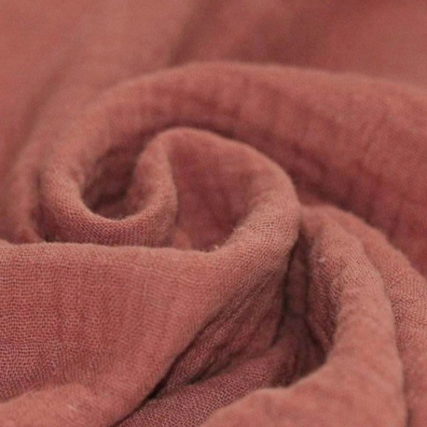 Musselinstoff Lehmrosa