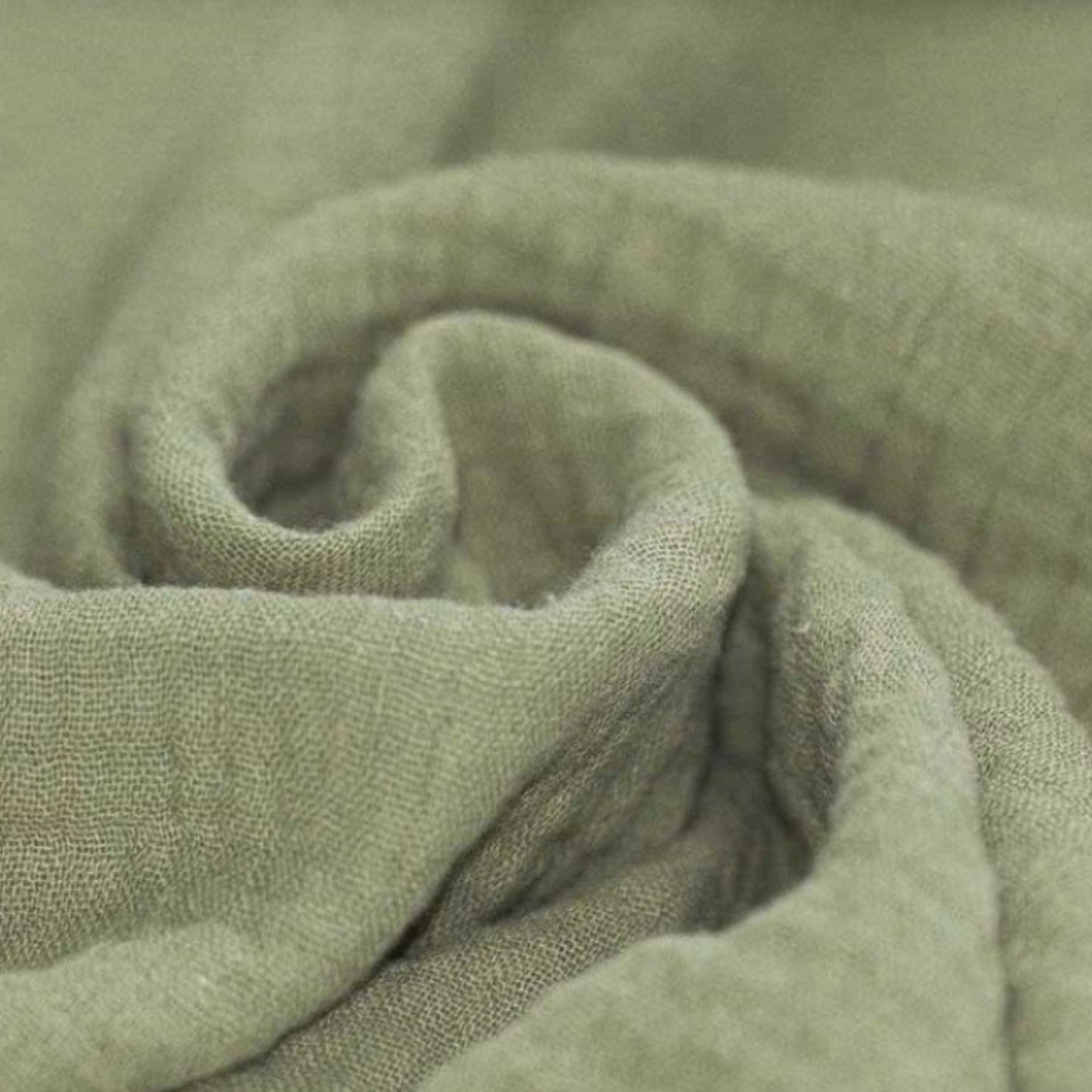 Musselinstoff Olive