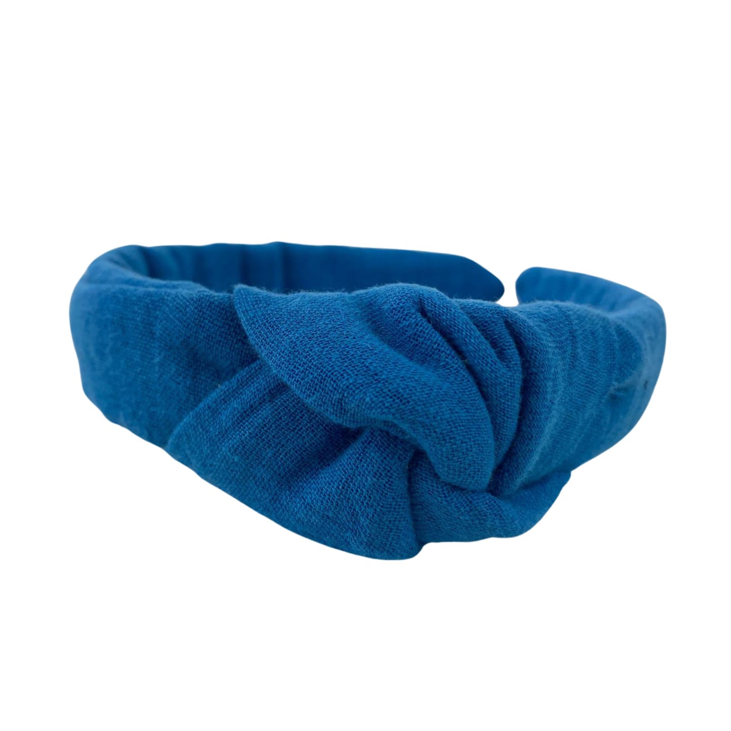 Musselin Haarreif Royalblau