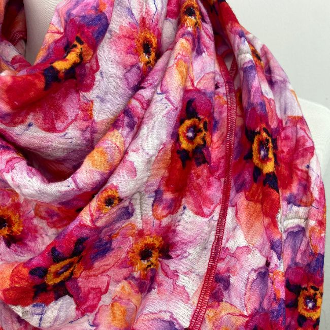 XXL Musselin Pink Blossom