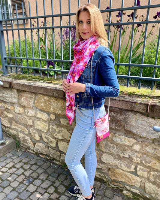 XXL Musselin Pink Blossom