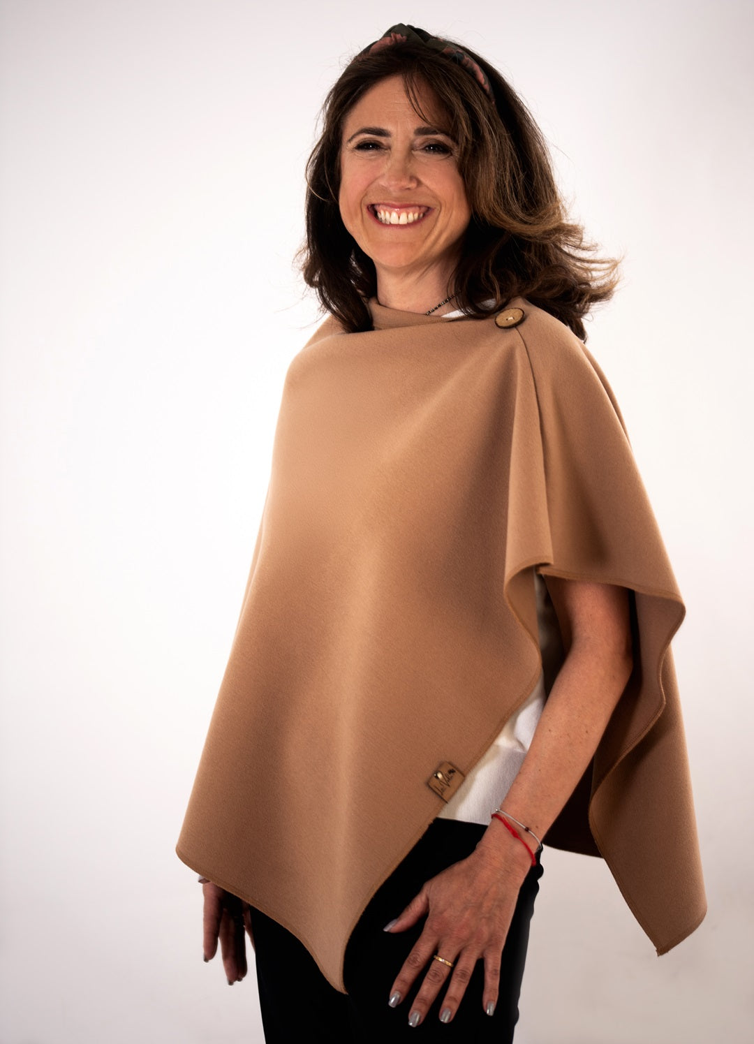 Poncho Camelfarben
