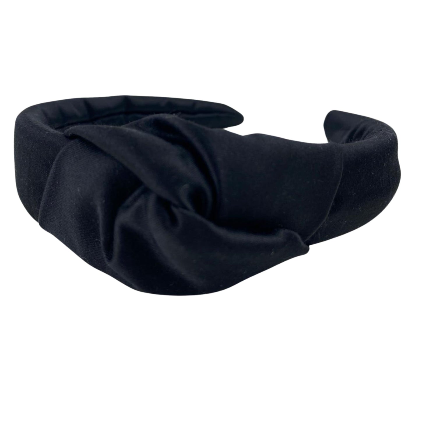 Haarreif Satin Schwarz