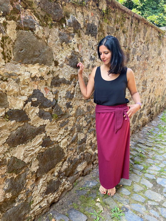 Sommerrock Viskose Jersey Elegance