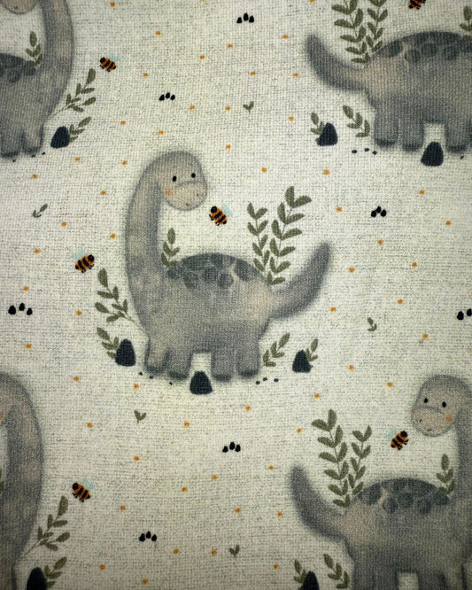 Stoffpaket Waffeljersey Dinoliebe