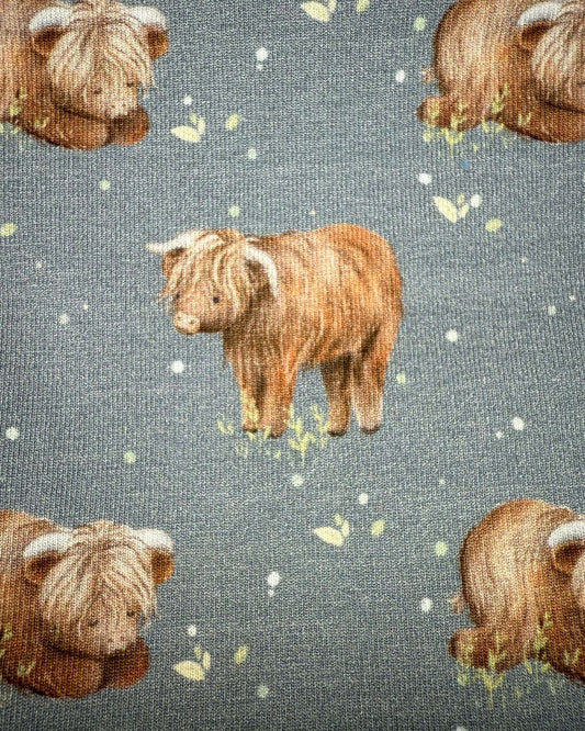 Stoffpaket Waffeljersey Süße Gnus