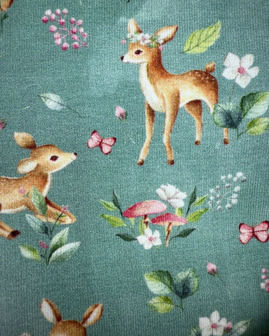 Stoffpaket Rippjersey Rehlein