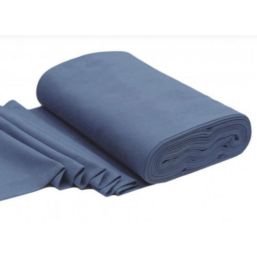 Bündchenstoff Taubenblau