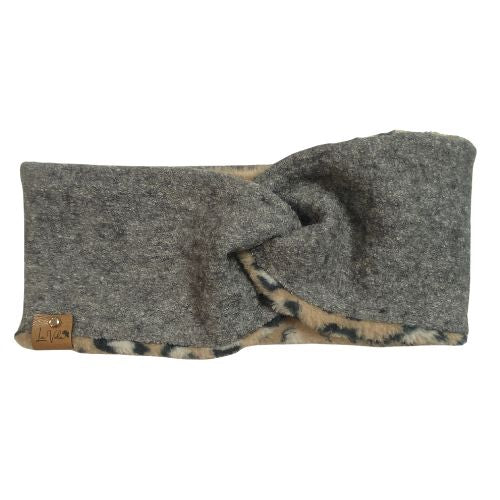 Stirnband Walkloden & Fleece Leomuster
