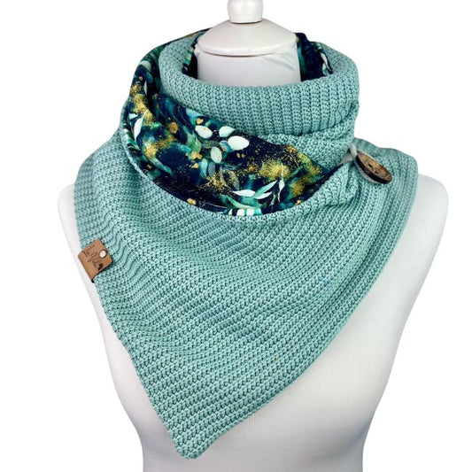 Wickelschal Grobstrick Eukalyptusliebe