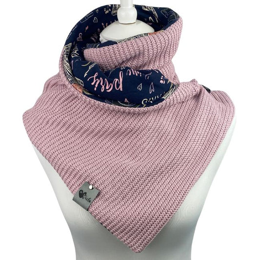 Wickelschal Grobstrick Paris Love