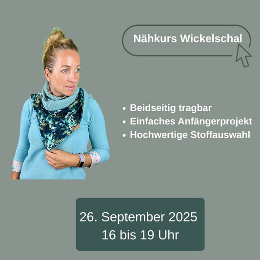 Nähkurs Wickelschal Erwachsene 26. September