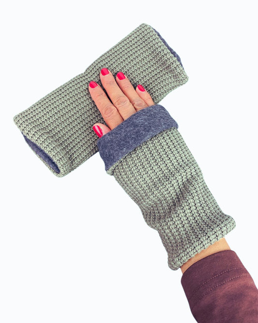 Armstulpen Grobstrick & Fleece