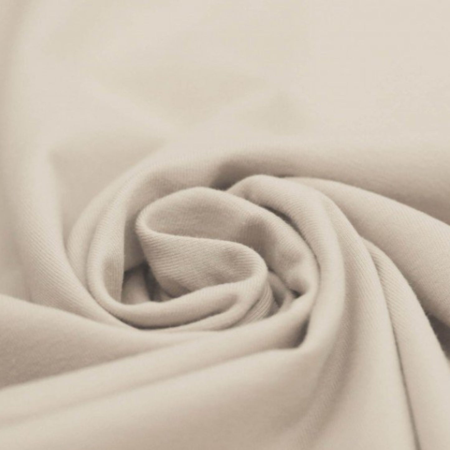 Baumwolljersey Hellbeige