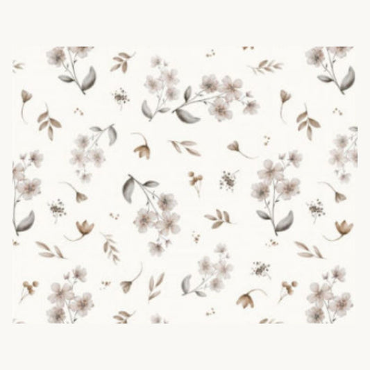 Baumwolljersey Floral Edle Weideblumen