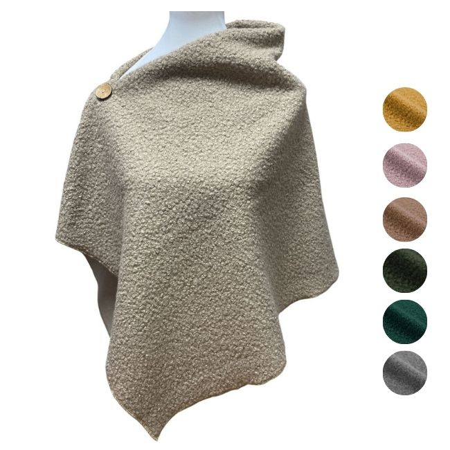 Poncho Bouclé super soft