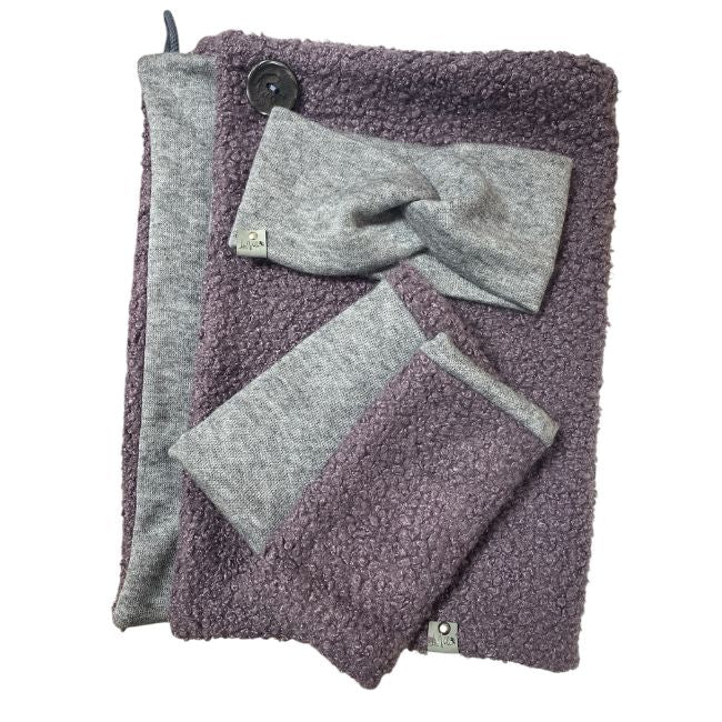 Setangebot Wickelschal Boucléstoff