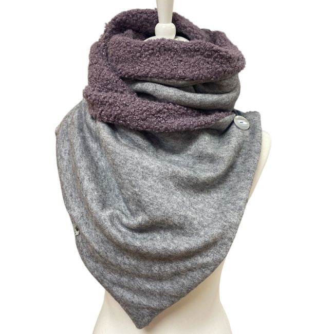 Setangebot Wickelschal Boucléstoff