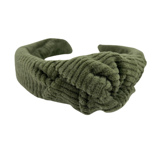 Haarreif Breitcord Olive