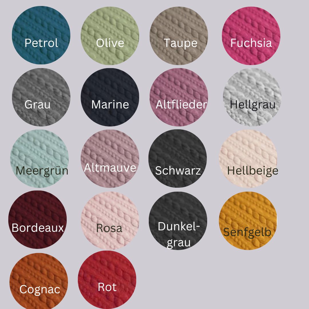 Stirnband Zopfmuster