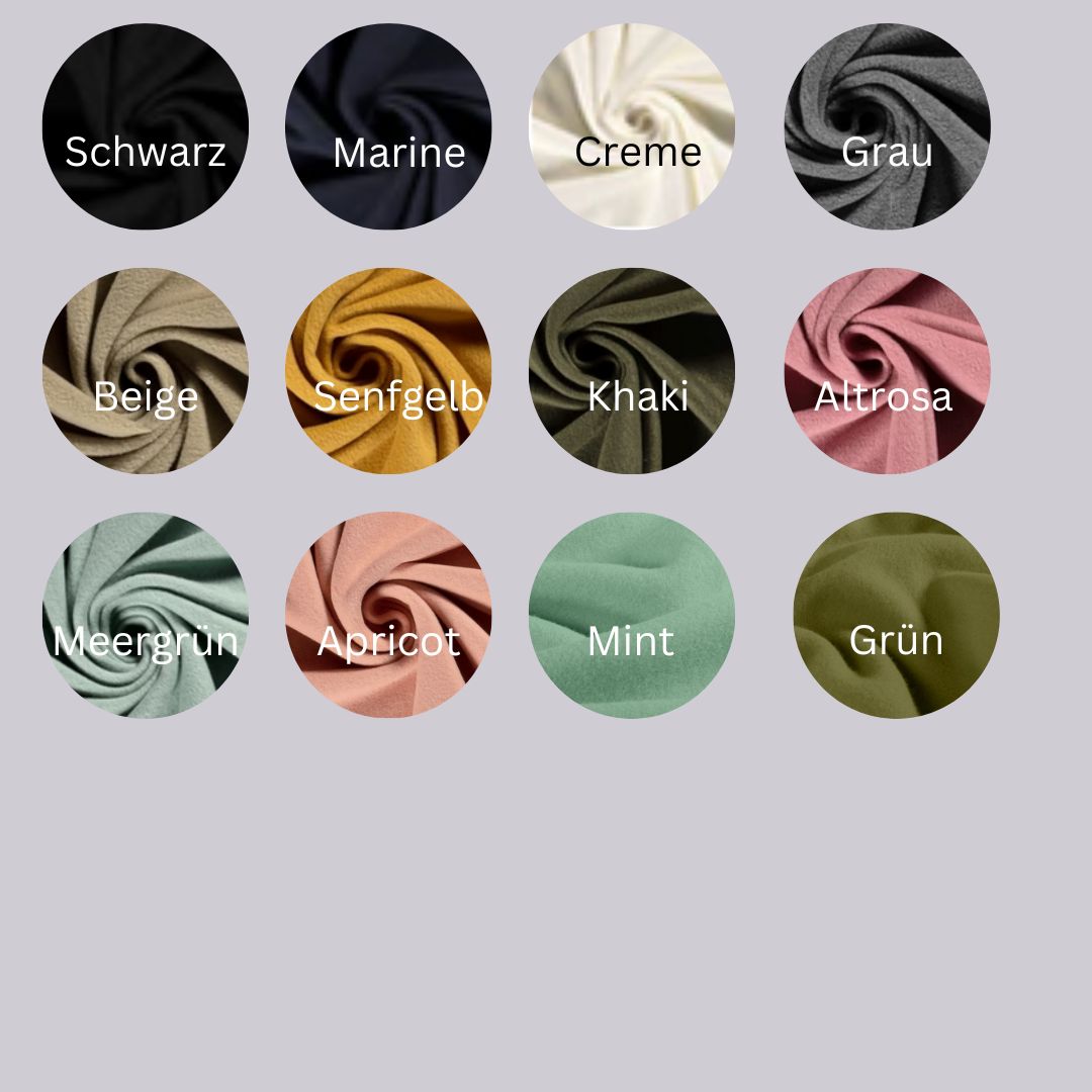 Stirnband Wunschmuster & Fleece