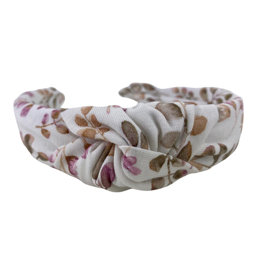 Haarreif Jersey Florales Altmauve
