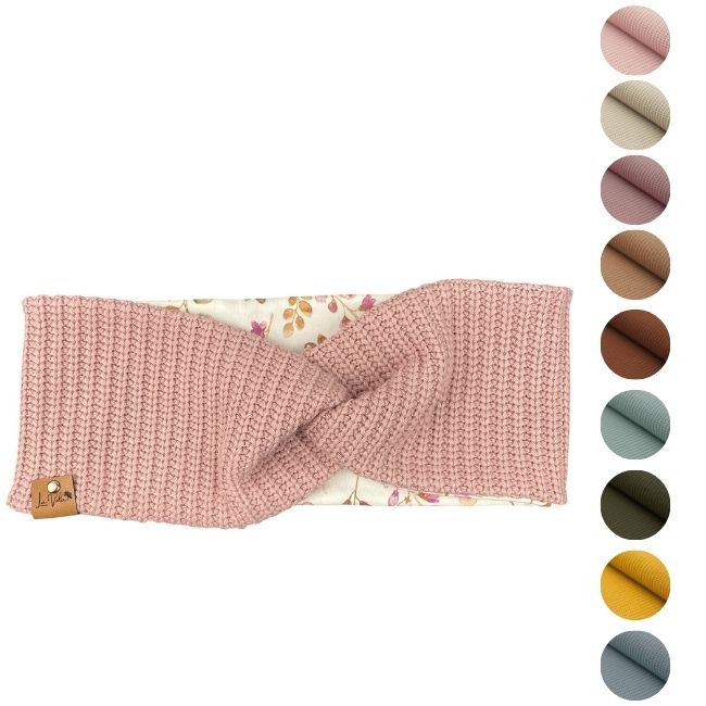 Stirnband Grobstrick & Wunschmuster