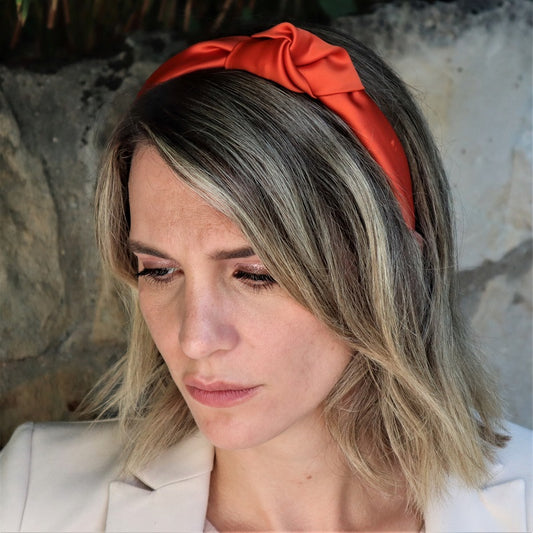Haarreif Satin Rost